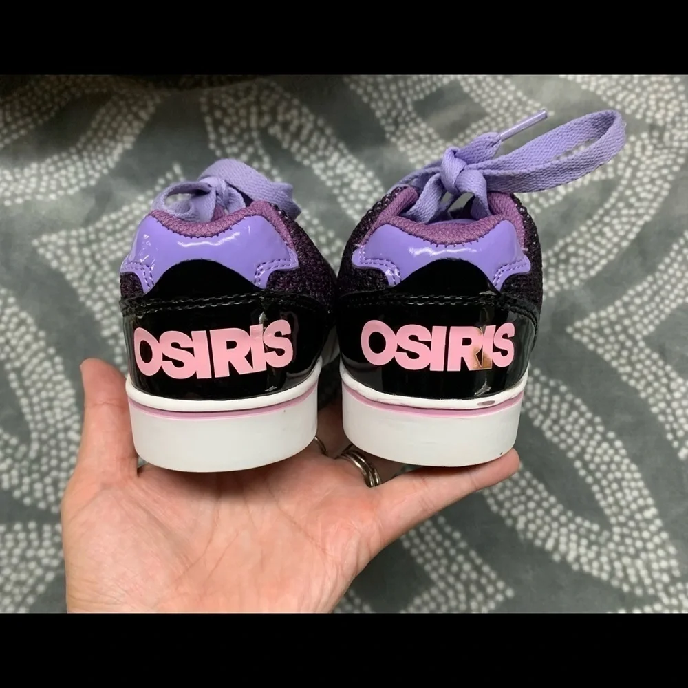 Girls Osiris purple lt coletta‎ lace up sneakers